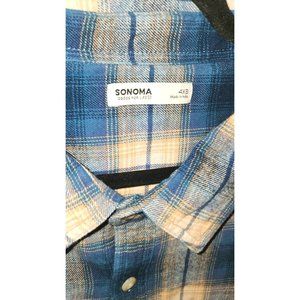 BNWT Mens 4Xb Sonoma Long Sleeve Button Down Shirt SfPf Home Excellent Condition